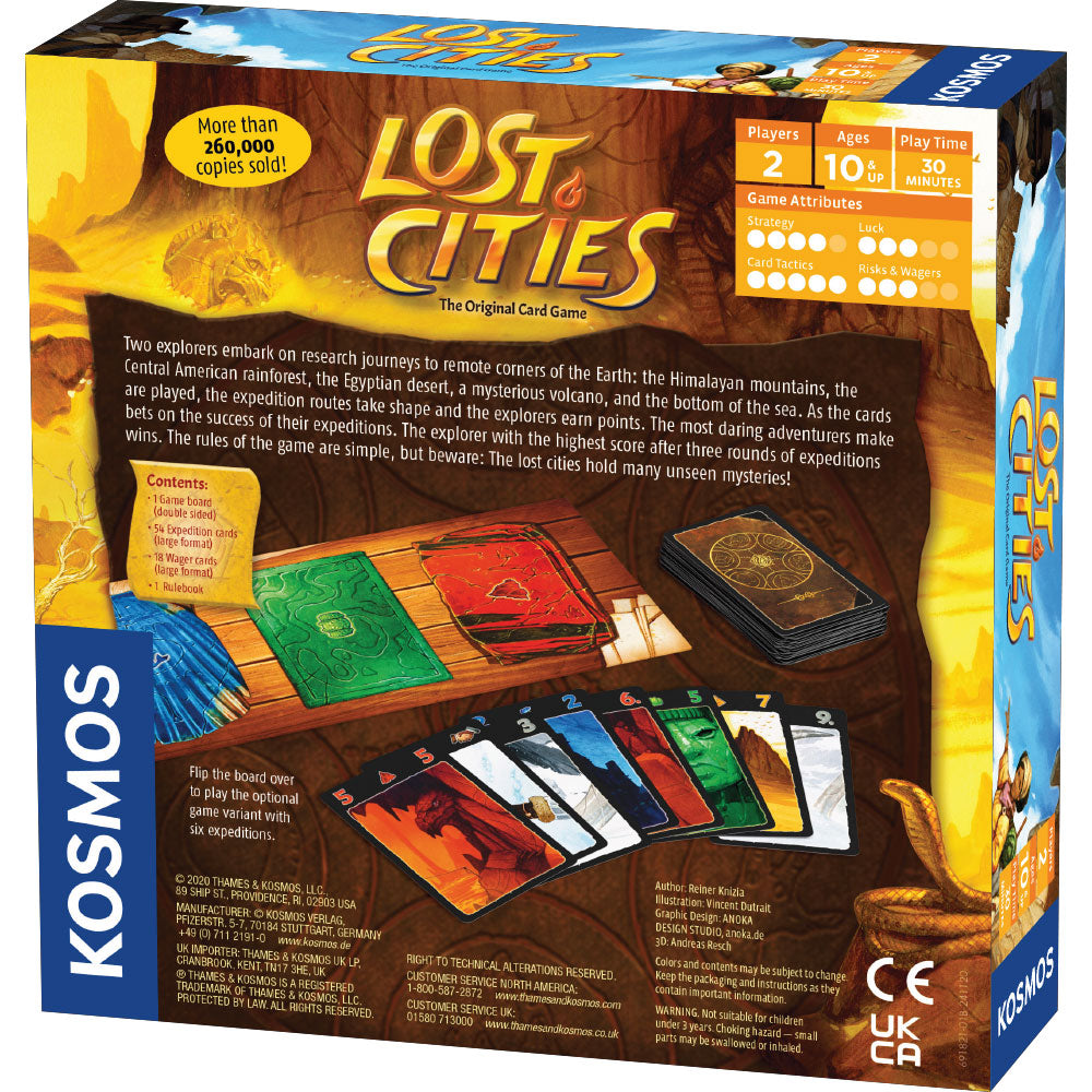 Lost Cities : Card Game - With 6th Expedition